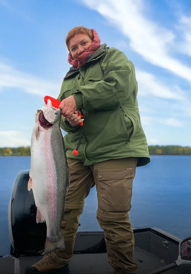 Regnbåge i Lapla Fishings vatten