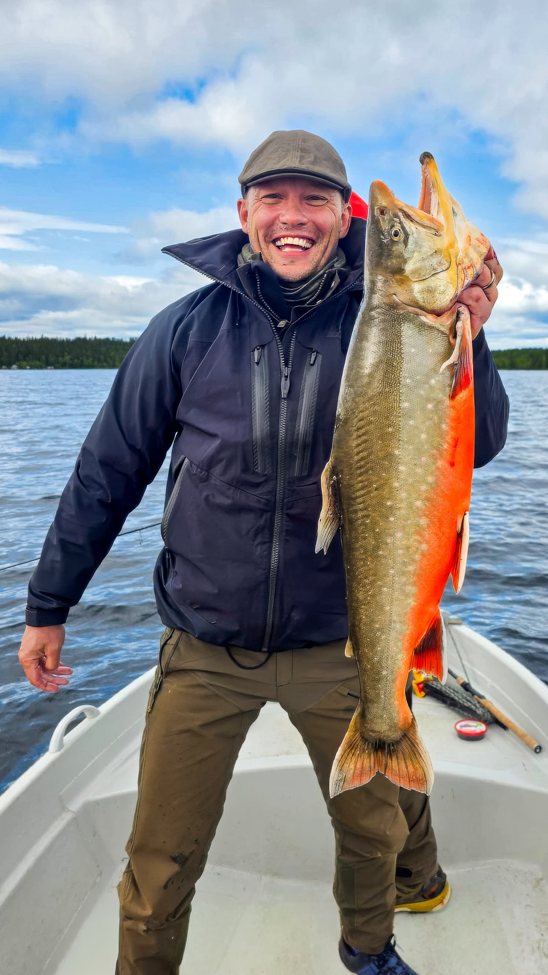 Arctic Char fishing Swedish Lapland