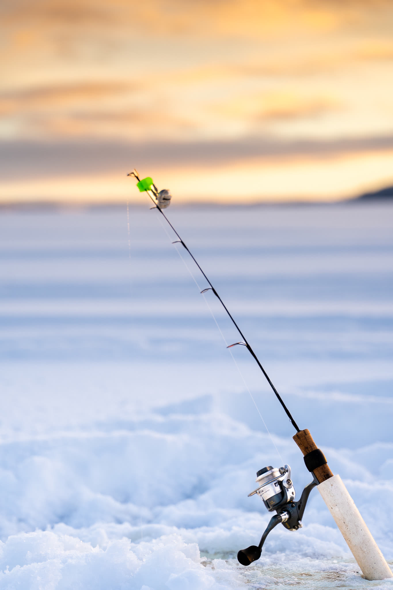 Winter fishing Swedish Lapland
