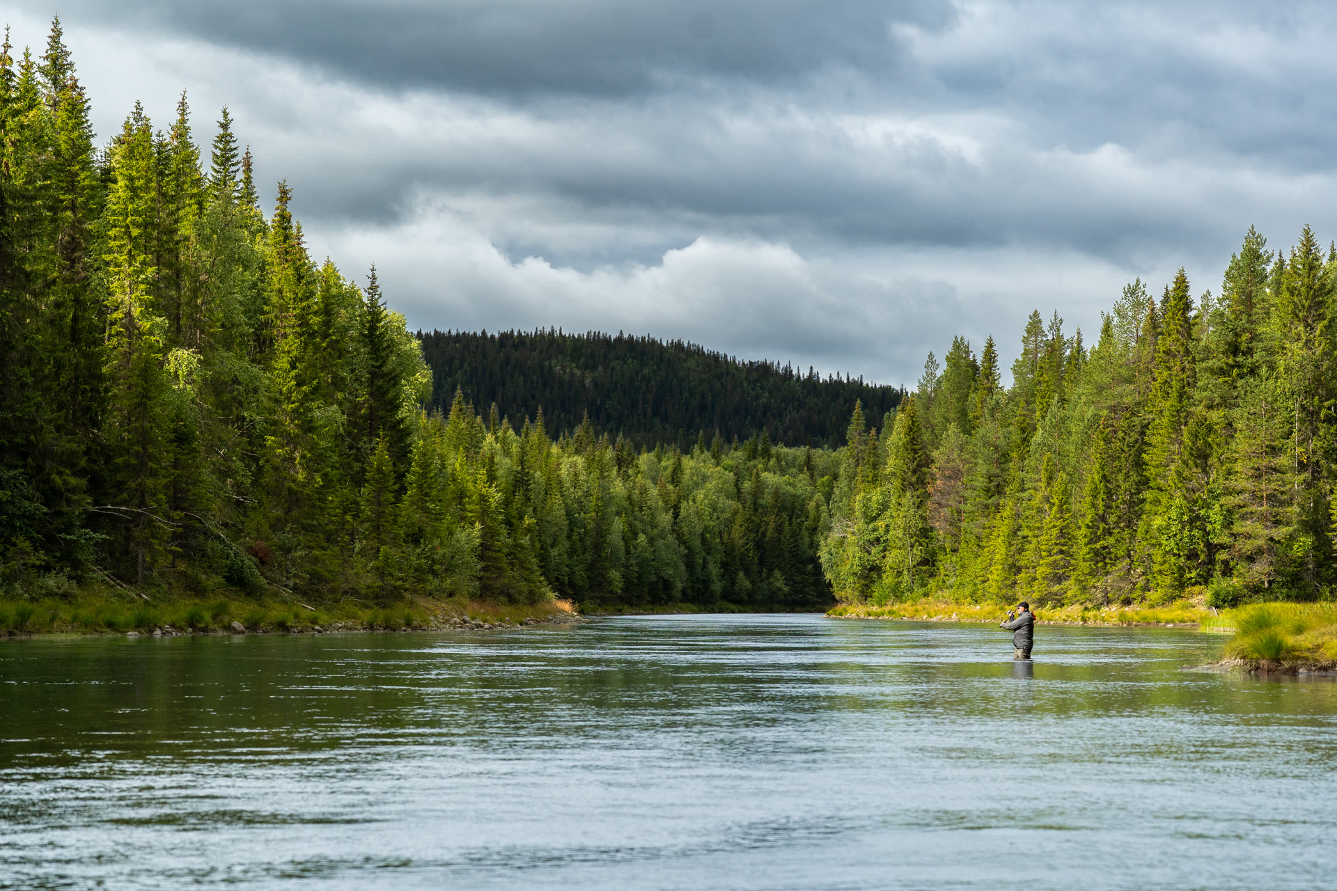 Lapla Fishings apart-lodge vid sjön, svenska Lappland