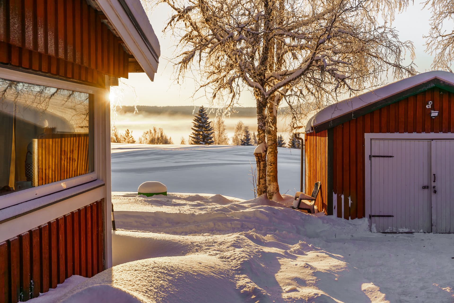 Villa upgrade in winter